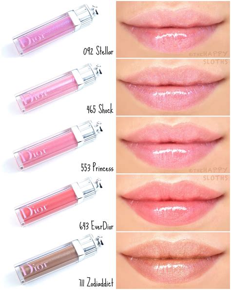 dior dior addict stellar lip gloss|dior lip gloss color chart.